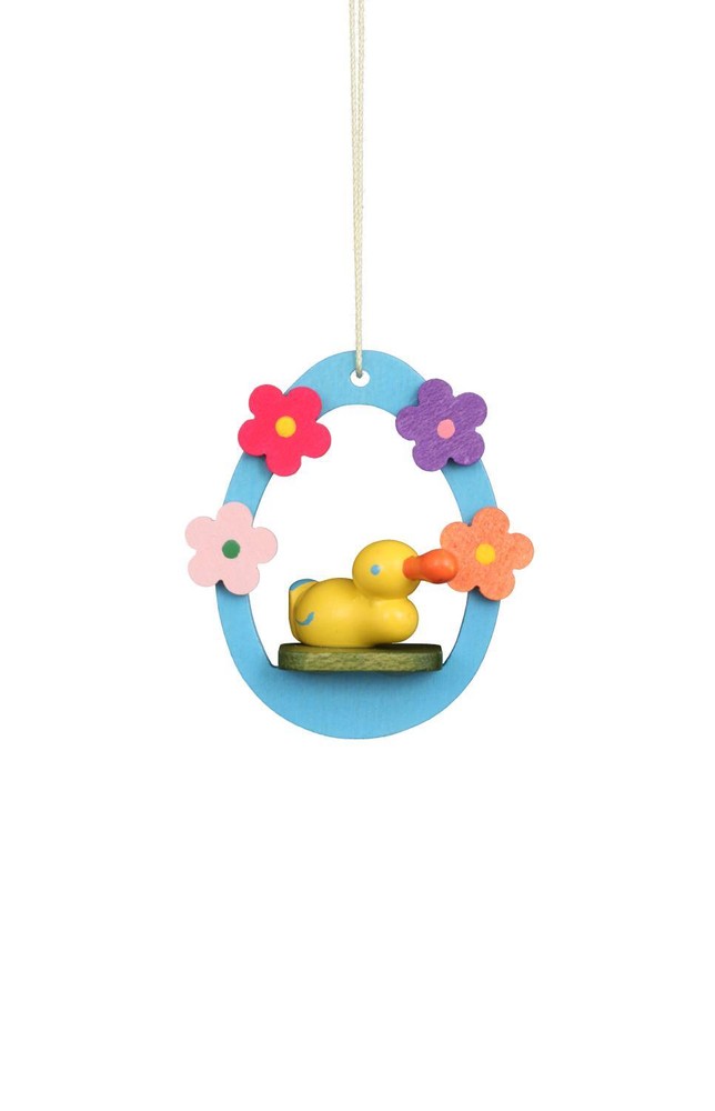 11-0603 – Christian Ulbricht Ornament – Duck in Egg – 2.1″H x 1.9″W x .8″D