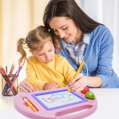 BABLOCVID Magnetic Drawing Doodle Board Toddler Toy for 1-2 Year Old Girls & Boy