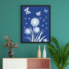 LIGHOON 20 PCS Cyanotype Sun Print Kit, A5 5.6 x 6.8 inches, White-20 paper
