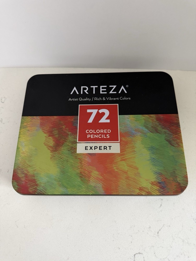 Arteza Professional Watercolor Pencils Expert Set 72 Colored Art Drawing Pencil