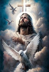 Religious Diamond Art Kits for Adults Beginners,Jesus Diamond Painting Kits for