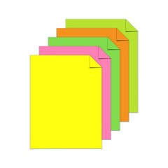 Bright Color Paper, Neenah Astrobrights®, Letter 8 1/2×11, Lift-Off Lemon