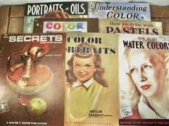 Walter Foster Art Books Painting How To Watercolor Pastels Oils Draw Lot of 7