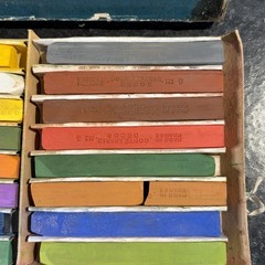 Vintage Conte Carres Decor 24 Pastels Colors VHTF Complete