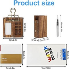 Mini Watercolor Kit Travel Pocket Artist Set Portable for Painters w/ 12 Colors