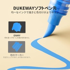 ENMY 80-Color Set of Direct-Fill Acrylic Markers, Water-Based, Brush Pens for Ar