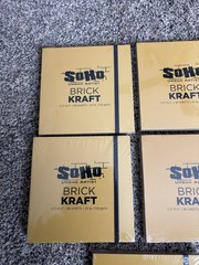 SoHo Urban Artist Brick Sketchbook Journals 20 Pack 5.5×5.5 Kraft 100GSM