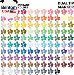 Acrylic Paint Markers for Adults, 108 Colors Dual Tip, Double Zipper Design Topg