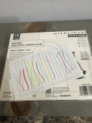 Zebra Mildliner Creative Marker Set 15-Count Double Ended Assorted Pastel Colors
