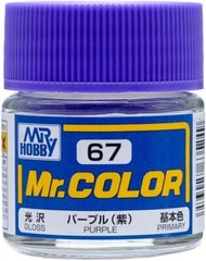 Mr. Hobby C67 Mr. Color Gloss Purple Lacquer Paint 10ml – US