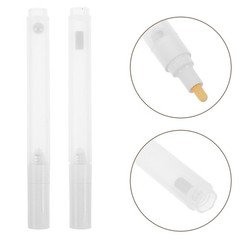 6 Pcs Refillable Markers Clear Empty Pen Tubes Blank Acrylic Paint