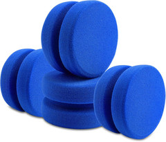 4PCS Double-Side round Paint Sponge Applicators – 3.1 Inch Blue round Detail Spo