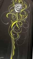 “Real Hair” PREMIUM # 3 PROFESSIONAL Scrolling Pinstriping Brush – “Now Public”