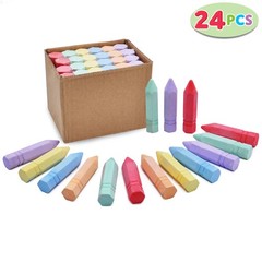 24 PCS 1 count (Pack of 24), [‘Blue’, ‘Green’, ‘Orange’, ‘Purple’, ‘Red’]