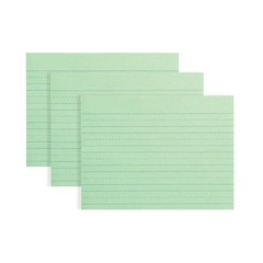 Green Newsprint Practice Paper 1 Inch Rule 12×9 Inch 500 Sheets