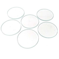 Clear Fusible Precut Circles COE 96 Glass Blanks – 5 Sizes Available