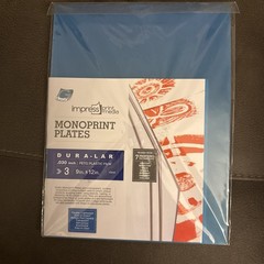 Grafix Monoprint Plates K30DC912-3 Impress 3x 9″X12″ Reductive Additive Trace