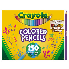 Crayola Colored Pencil Set Colors of the World 150 Ct Back to School Supplies