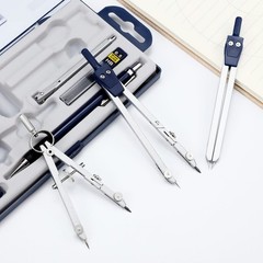 Outus 13 Pcs Geometry Set for Students Math Protractor Compass with Blue
