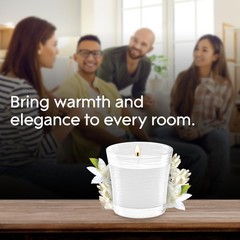 Glade 1-Wick Scented Candle Jar, 6.25 inches (W) x 4.8 (H), White