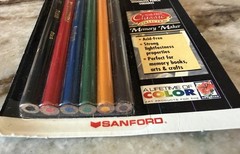 Vintage 1999 NOS Prisimacolor 03749 Colored Pencils Set of 6 Acid Free Sanford