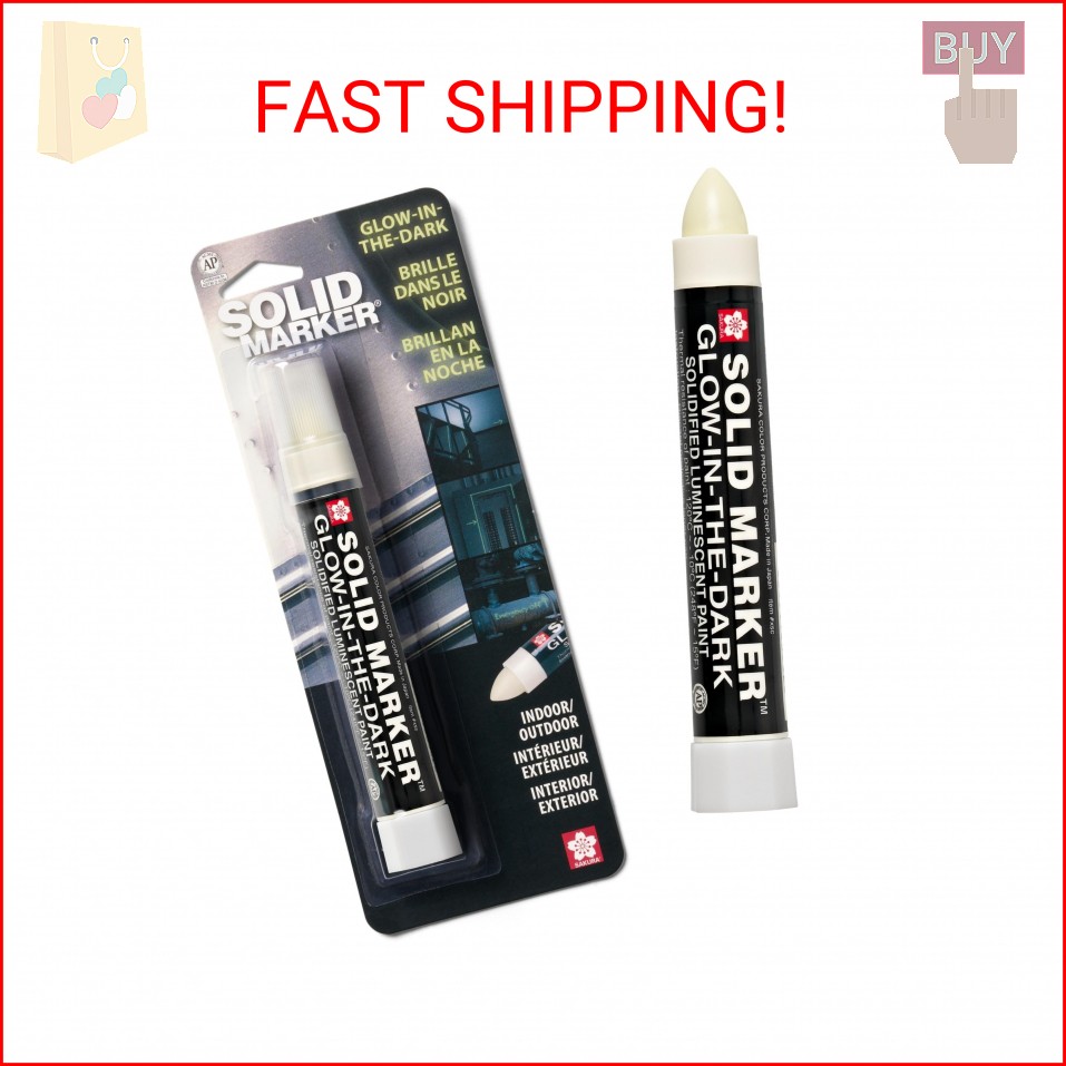 Sakura Solid Glow-In-the-Dark Paint Markers – Permanent Marker Paint Pens – Wind
