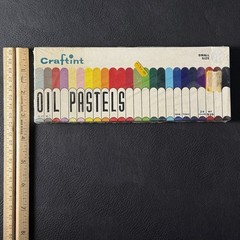 Vintage Craftint Special Oil Pastels Set 510 small Size 23 Colors Unused