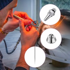 0.2/0.3/0.5mm Airbrush Nozzle Needle Set for Airbrushes Spray Gun Replacement