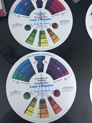 NOS Grumbacher Color Computer CAT NO. 420 – Vintage Color Wheel for Artists 1972