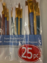 Paint Brush Pack Artist’s Loft- 25 super value brush pack Oils, Acrylics, New