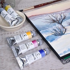 MaimeriBlu 12ml Introductory Single-Pigment Watercolor Paint Set – 5-Piece Pr…