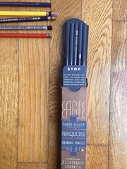 EAGLE (TURQUOISE VERITHIN), EBERHARD FABER, GENERALS; DRAWING PENCILS MIXED LOT