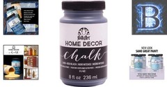Transform Your Projects with 8 oz Rich Black Ultra-Matte Chalk Paint – USA Made