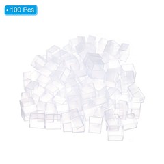 2ml Watercolor Pans, 100 Pack Empty Half Pans Watercolor Tins Style 1, Clear
