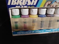 Vintage Badger Airbrush Kit No. 200 Brand New W/ Paint Box Wear