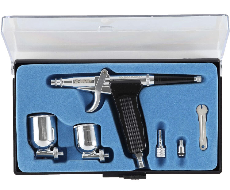 Anest Iwata Campbell MX2960 Airbrush Kit NIB Craft Tool Model Railroad Paint