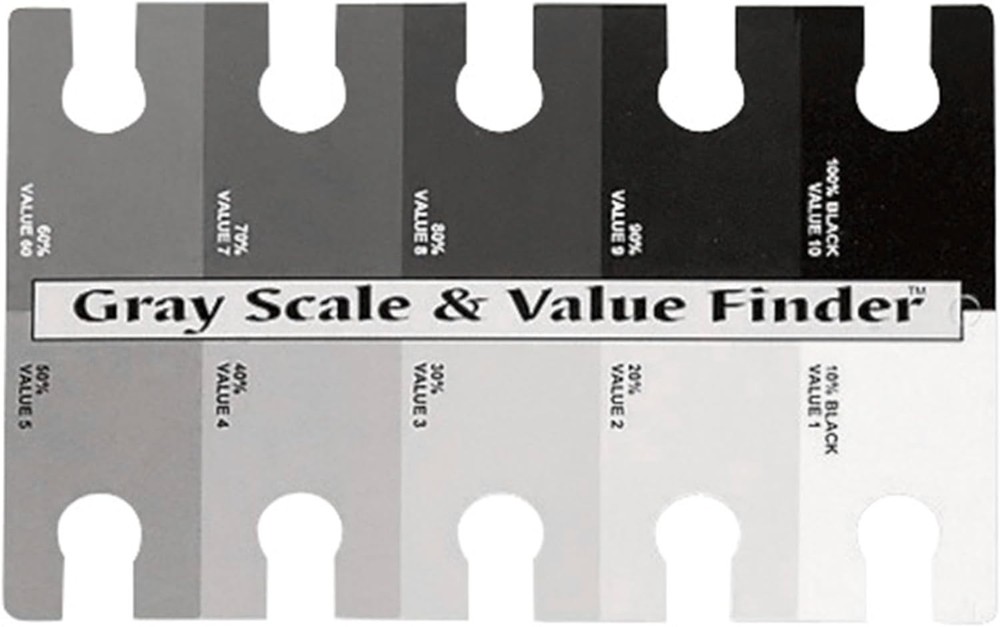 the Gray Scale & Value Finder-4″X6″