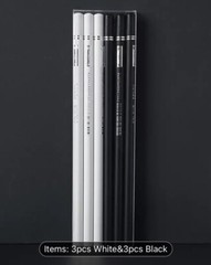 6 Piece Affordable B&W Charcoal Pencil Set NEW Shipping Included