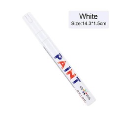 3 PCS Waterproof Permanent Paint Marker Pen Car Tyre Tire Tread Rubber Metal NEW