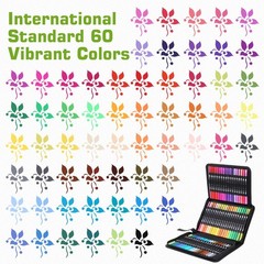 60 Colors Dual Tip Paint Markers Pens – Brush & Fine