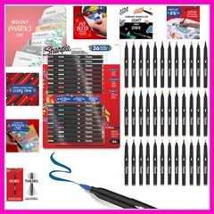 Creative Markers Variety Pack, Water-Based Acrylic Paint Markers, Brush Tip, …