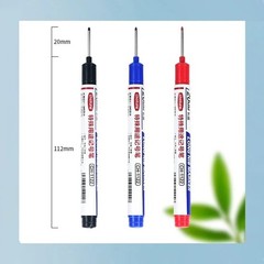 8Pcs/Set 20Mm Deep Hole Long Nib Head Markers for Metal Perforating Pen
