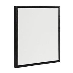 Sylvie Blank Framed Canvas Wall Art Black Beaded, Vintage 22×22 Beaded Black