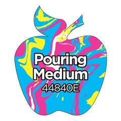 44840E Pouring Medium Acrylic Paint Fluid Medium 16 Fl Oz Bottle