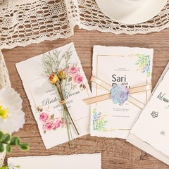 Prudiut 25 Sheets Cotton Watercolor Paper, 300 GSM, 4 x 6 4 x 6 inch, White