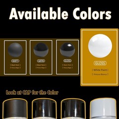 Aircolor Crom Fast-Drying Gloss White Spray Paint – 500ml Indoor/Outdoor Coating