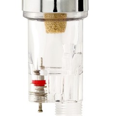 AIRBRUSH MINI AIR FILTER Moisture Water Trap 1/8″ Fittings Hose Paint Spray Gun