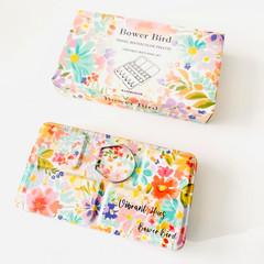 Empty Watercolor Palette, Metal Tin Palette for Artist Watercolors,Unique Patter