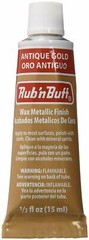 Amaco Rub ‘N Buff Wax Metallic Finish, Antique Gold, 0.5-Fluid Ounce