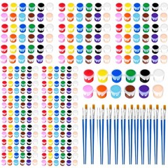 24 Pack Mini Acrylic Paint Set – 12 Colors Washable Acrylic Paint Strips for …
